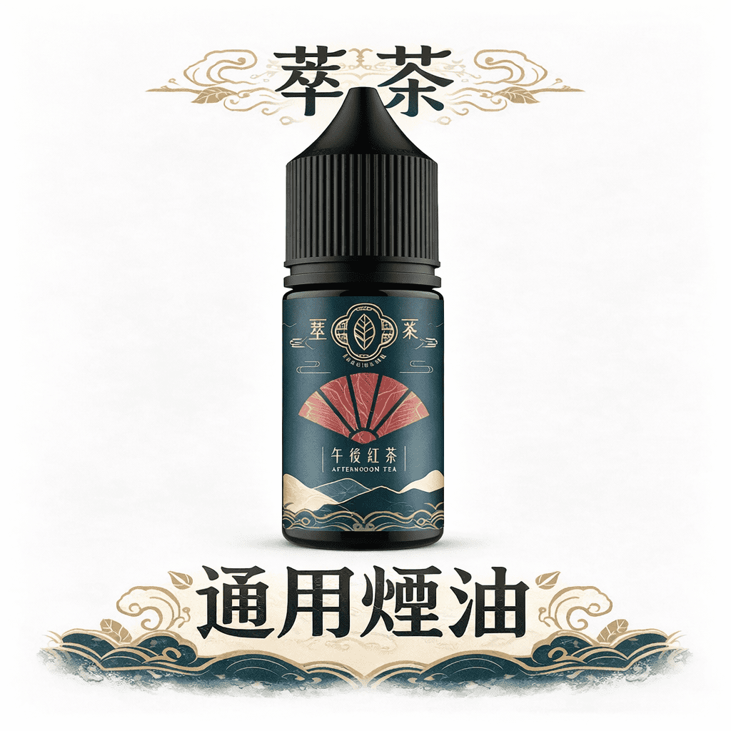 【萃茶系列】不涼煙油 午後紅茶/茉莉綠茶 職人冷萃工法 口口生津入魂 通用型主機必備 台灣現貨秒發