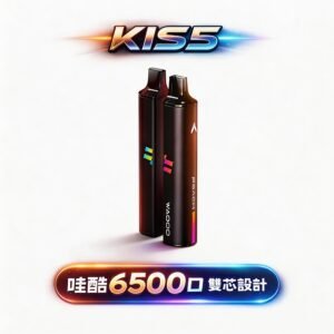 【78 轉瞬變幻】WAGOO 哇酷6500口抛棄式 KIS5 職人級防漏密封結構、確保每一口都純粹無雜質 極致順滑擊喉力 台灣現貨秒發