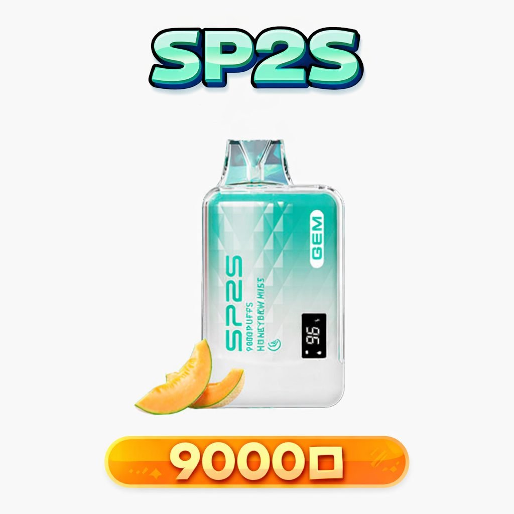 SP2S GEM 9000抽抛棄式 進化級智能芯片 確保每一口霧化精準細膩 600mAh 能量核心長效護航 全彩螢幕即時回饋 台灣現貨秒發
